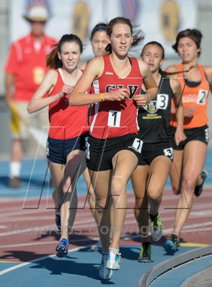 Thumbnail 2 in CIF State Track and Field Championships (Day 1 - Girls 1600m)  photogallery.