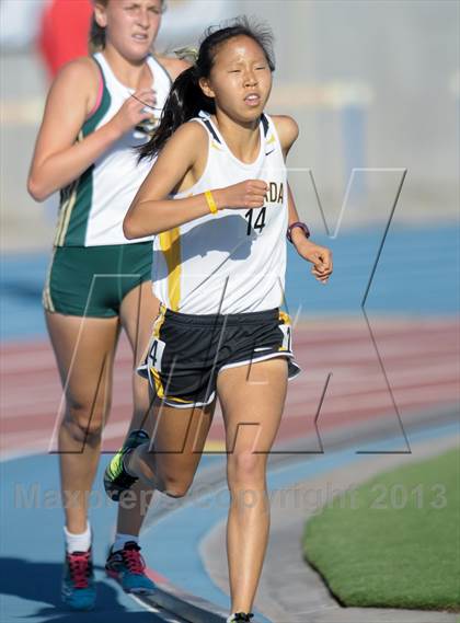 Thumbnail 2 in CIF State Track and Field Championships (Day 1 - Girls 1600m)  photogallery.