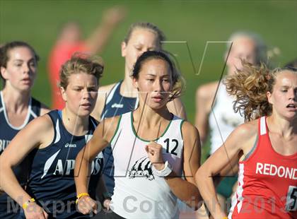 Thumbnail 1 in CIF State Track and Field Championships (Day 1 - Girls 1600m)  photogallery.