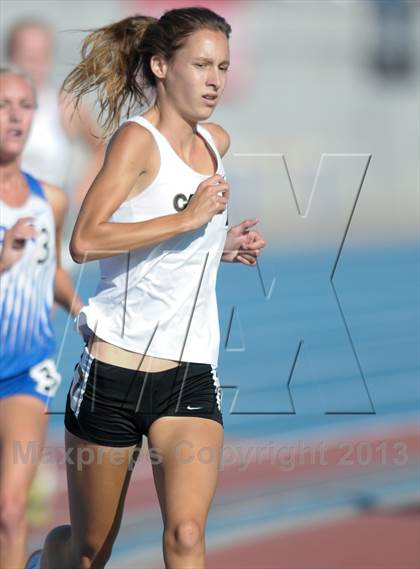 Thumbnail 1 in CIF State Track and Field Championships (Day 1 - Girls 1600m)  photogallery.