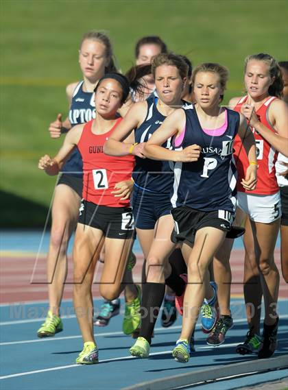 Thumbnail 2 in CIF State Track and Field Championships (Day 1 - Girls 1600m)  photogallery.