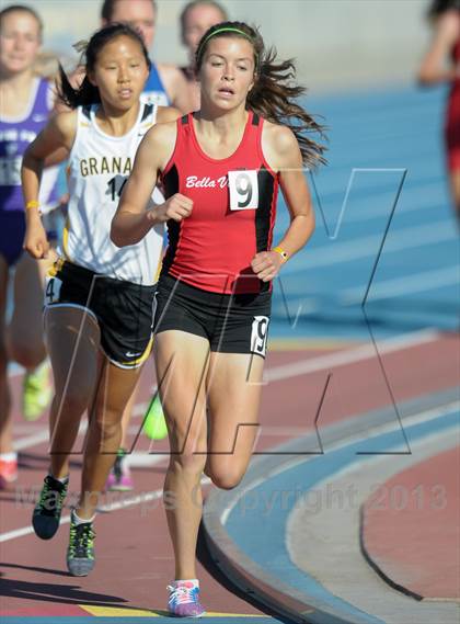 Thumbnail 2 in CIF State Track and Field Championships (Day 1 - Girls 1600m)  photogallery.