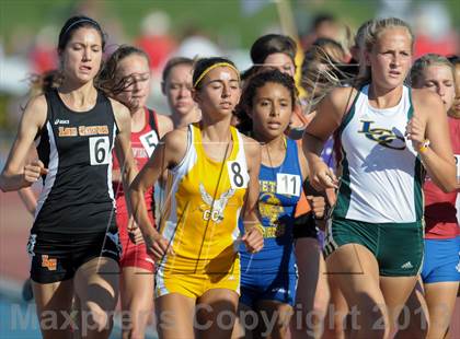 Thumbnail 2 in CIF State Track and Field Championships (Day 1 - Girls 1600m)  photogallery.
