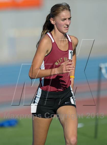 Thumbnail 3 in CIF State Track and Field Championships (Day 1 - Girls 1600m)  photogallery.