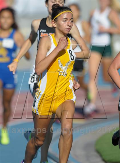 Thumbnail 3 in CIF State Track and Field Championships (Day 1 - Girls 1600m)  photogallery.