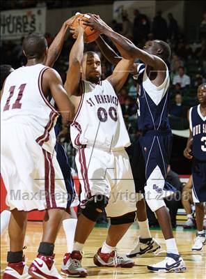 Thumbnail 1 in St. Benedict’s Prep vs Our Savior New American (Prime Time Shootout) photogallery.