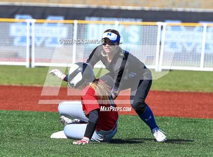 Thumbnail 3 in South Stanly vs Mooresville (Blue Devil Softball Jamboree) photogallery.