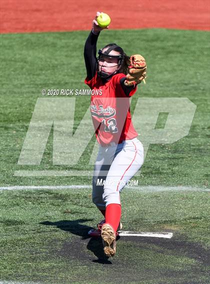 Thumbnail 3 in South Stanly vs Mooresville (Blue Devil Softball Jamboree) photogallery.