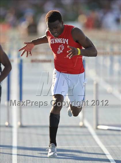 Thumbnail 2 in CIF State Track & Field Championships (Boys Preliminary Track Events) photogallery.