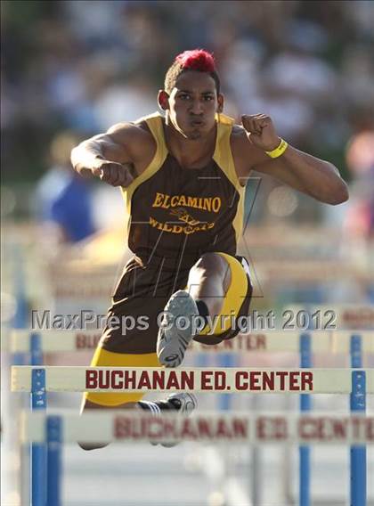 Thumbnail 3 in CIF State Track & Field Championships (Boys Preliminary Track Events) photogallery.