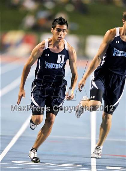 Thumbnail 2 in CIF State Track & Field Championships (Boys Preliminary Track Events) photogallery.