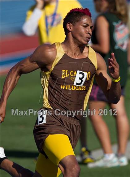 Thumbnail 3 in CIF State Track & Field Championships (Boys Preliminary Track Events) photogallery.
