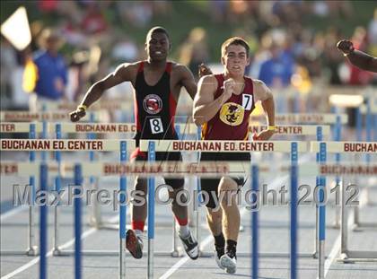 Thumbnail 1 in CIF State Track & Field Championships (Boys Preliminary Track Events) photogallery.