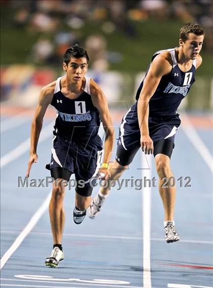 Thumbnail 1 in CIF State Track & Field Championships (Boys Preliminary Track Events) photogallery.