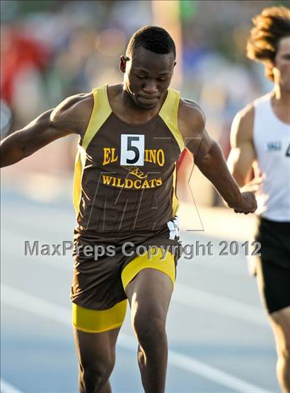 Thumbnail 2 in CIF State Track & Field Championships (Boys Preliminary Track Events) photogallery.