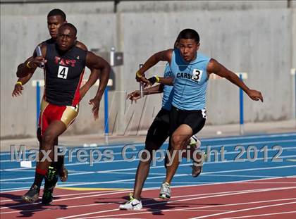 Thumbnail 3 in CIF State Track & Field Championships (Boys Preliminary Track Events) photogallery.