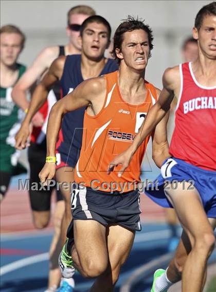 Thumbnail 2 in CIF State Track & Field Championships (Boys Preliminary Track Events) photogallery.