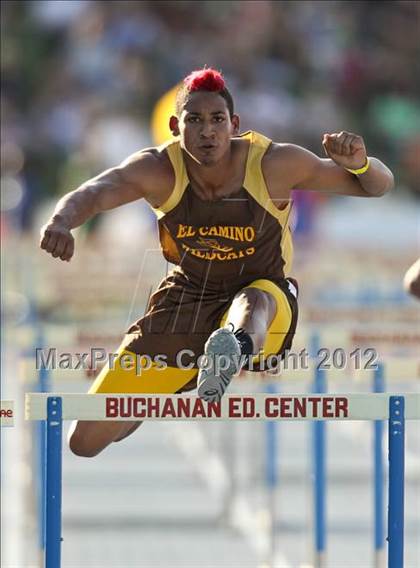 Thumbnail 3 in CIF State Track & Field Championships (Boys Preliminary Track Events) photogallery.