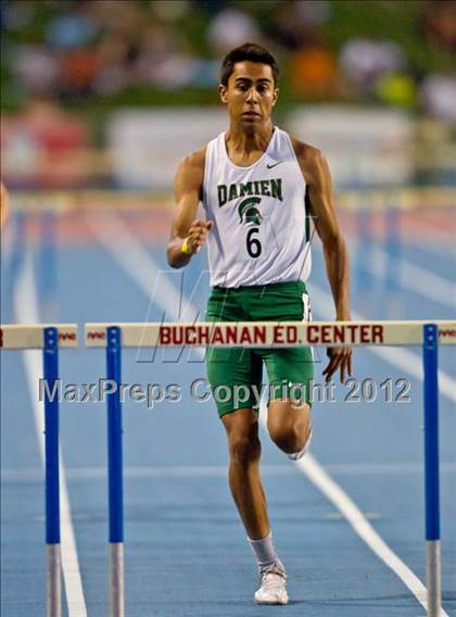 Thumbnail 1 in CIF State Track & Field Championships (Boys Preliminary Track Events) photogallery.