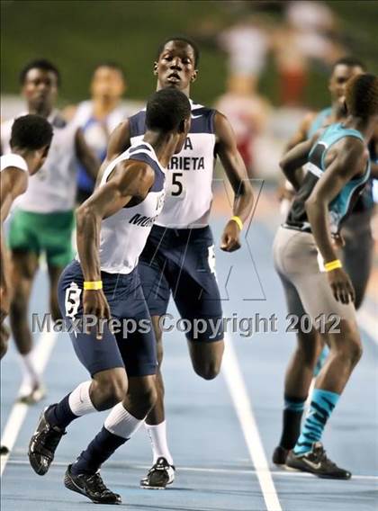 Thumbnail 3 in CIF State Track & Field Championships (Boys Preliminary Track Events) photogallery.