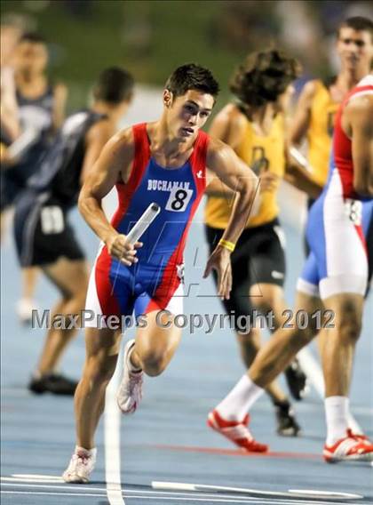 Thumbnail 1 in CIF State Track & Field Championships (Boys Preliminary Track Events) photogallery.