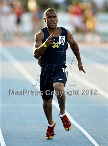 Thumbnail 1 in CIF State Track & Field Championships (Boys Preliminary Track Events) photogallery.