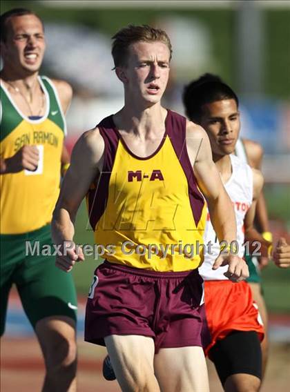 Thumbnail 1 in CIF State Track & Field Championships (Boys Preliminary Track Events) photogallery.