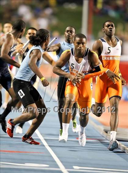 Thumbnail 1 in CIF State Track & Field Championships (Boys Preliminary Track Events) photogallery.
