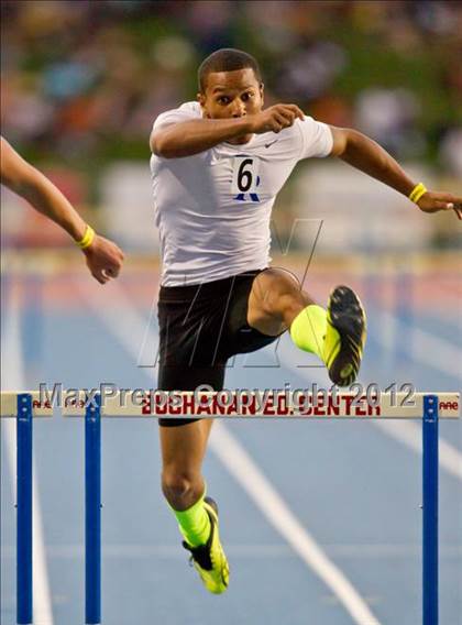 Thumbnail 3 in CIF State Track & Field Championships (Boys Preliminary Track Events) photogallery.