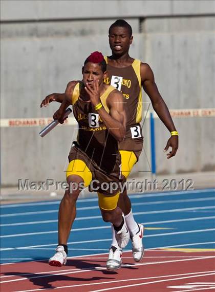Thumbnail 1 in CIF State Track & Field Championships (Boys Preliminary Track Events) photogallery.