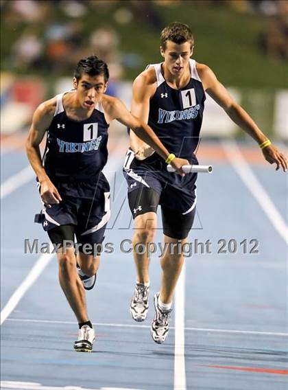 Thumbnail 3 in CIF State Track & Field Championships (Boys Preliminary Track Events) photogallery.