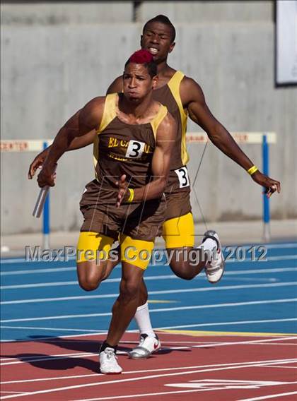 Thumbnail 3 in CIF State Track & Field Championships (Boys Preliminary Track Events) photogallery.