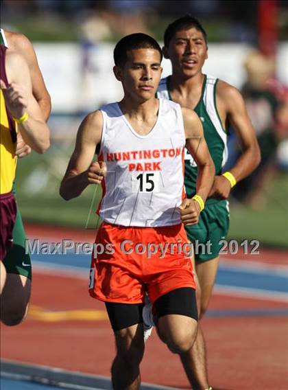 Thumbnail 3 in CIF State Track & Field Championships (Boys Preliminary Track Events) photogallery.