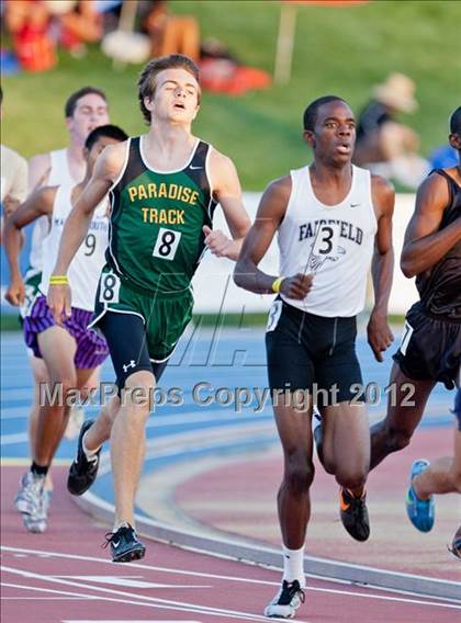 Thumbnail 3 in CIF State Track & Field Championships (Boys Preliminary Track Events) photogallery.