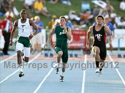 Thumbnail 1 in CIF State Track & Field Championships (Boys Preliminary Track Events) photogallery.