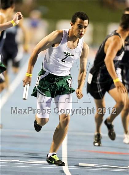 Thumbnail 1 in CIF State Track & Field Championships (Boys Preliminary Track Events) photogallery.