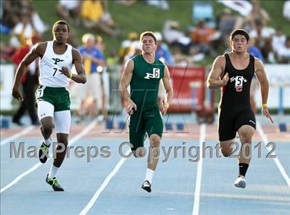 Thumbnail 1 in CIF State Track & Field Championships (Boys Preliminary Track Events) photogallery.