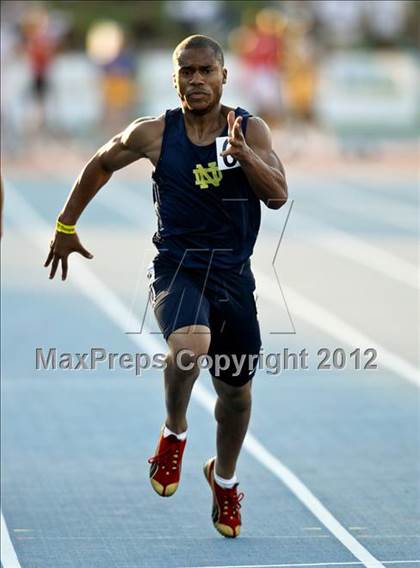 Thumbnail 3 in CIF State Track & Field Championships (Boys Preliminary Track Events) photogallery.