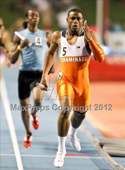 Thumbnail 1 in CIF State Track & Field Championships (Boys Preliminary Track Events) photogallery.