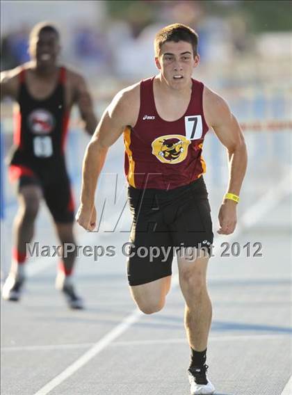 Thumbnail 1 in CIF State Track & Field Championships (Boys Preliminary Track Events) photogallery.