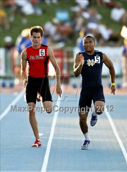 Thumbnail 3 in CIF State Track & Field Championships (Boys Preliminary Track Events) photogallery.