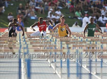 Thumbnail 1 in CIF State Track & Field Championships (Boys Preliminary Track Events) photogallery.