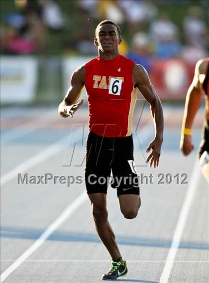 Thumbnail 2 in CIF State Track & Field Championships (Boys Preliminary Track Events) photogallery.