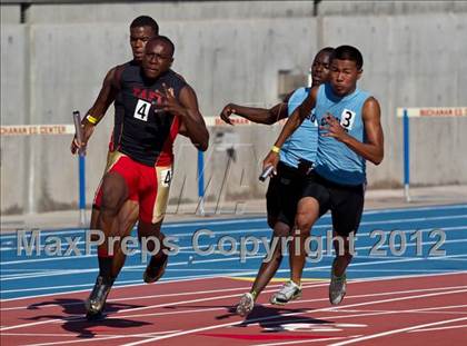 Thumbnail 2 in CIF State Track & Field Championships (Boys Preliminary Track Events) photogallery.