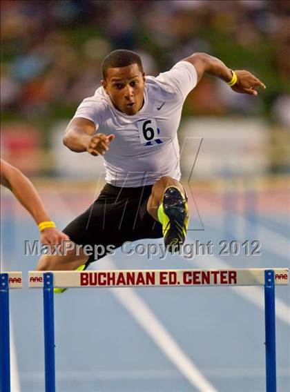 Thumbnail 1 in CIF State Track & Field Championships (Boys Preliminary Track Events) photogallery.