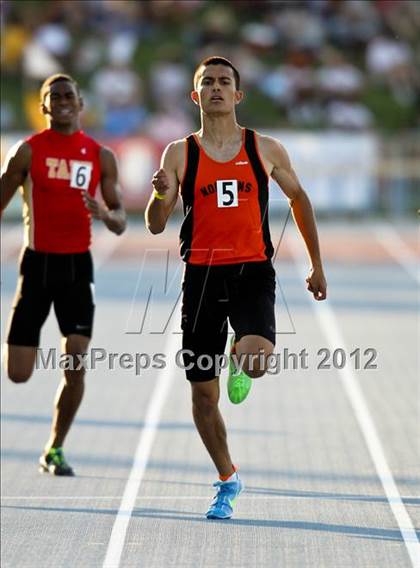 Thumbnail 1 in CIF State Track & Field Championships (Boys Preliminary Track Events) photogallery.