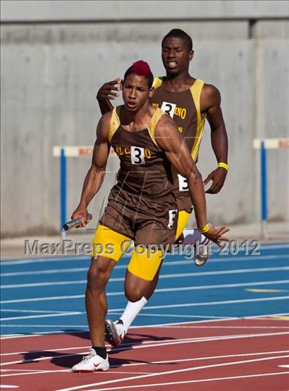 Thumbnail 2 in CIF State Track & Field Championships (Boys Preliminary Track Events) photogallery.