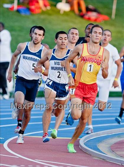 Thumbnail 3 in CIF State Track & Field Championships (Boys Preliminary Track Events) photogallery.