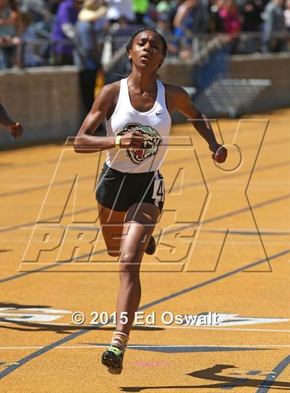 Thumbnail 1 in CIF NCS Masters Track and Field Championships (Girls 100 and 200 Meter Dashes) photogallery.
