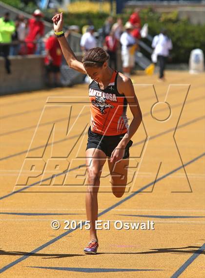 Thumbnail 3 in CIF NCS Masters Track and Field Championships (Girls 100 and 200 Meter Dashes) photogallery.
